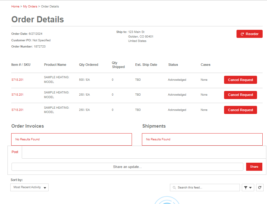 Order and Checkout Process Help Document